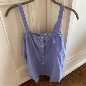 Super cute blue summer tank/blouse!!!